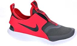 Nike Kids' Preschool Flex Runner Running Shoes (Medium Ash/Black-Red, Numeric_9)