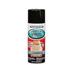 Rust-Oleum 248918 Automotive Enamel Fabric & Vinyl Spray Paint, 11 Ounce, Gloss Black, 11 Fl Oz