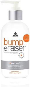 Bump Eraiser Zesty Wash 250 ml for Body and Face Ingrown Hair Treatment, Razor Bumps, Razor Burns and Hair Growth Prevention