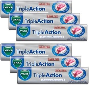 Triple Action Bundle Includes 6 x Triple Action Blackcurrant Cough Drops