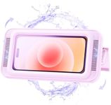 LC-dolida Shower Phone Holder Waterproof 480 Degree Rotation Shower Phone Case Bathroom Wall Mount for iPhone 14 13 12 11 Pro Max XS XR up to 6.8" Cell Phone