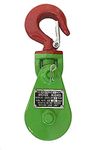 Mytee Products Snatch Block with Hook WLL 2 Ton 3" Sheave 3/8" Inch Wire Rope Wrecker Roll Back Recovery
