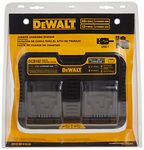 DEWALT 12/20V MAX Charging Station/Dual Charger for Jobsite (DCB102) , Black