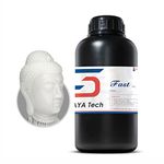 Siraya Tech Fast ABS-Like 3D Printer Resin 405nm UV-Curing Non-Brittle High Precision 3D Printing Liquid Standard Photopolymer Resin for LCD DLP 3D Printing (White, 1kg)