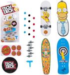 TECH DECK, Ultra DLX Fingerboard 4-Pack, Simpsons Skateboards, Collectible and Customizable Mini Skateboards, Kids Toys for Ages 6 and up