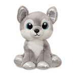 Aurora, 61202, Sparkle Tales, Aspen The Husky Dog, Soft Toy, 7In, Grey and White