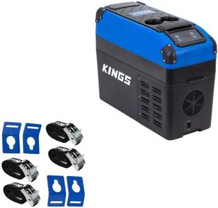 Kings Portable Console Fridge 14L 12v 24v with Fridge Tie Down Straps - (4 Pack)
