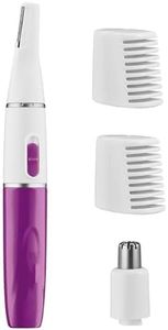 Conair All-in-1 Facial Hair Trimmer for Women, Perfect for Face, Ear/Nose and Eyebrows, Battery-Powered