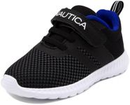 Nautica Kids Boys Fashion Sneaker Athletic Running Shoe with Strap for Toddler and Little Kids-Towhee-Black-8