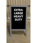 Chalkboard - Sandwich - Blackboard - Pavement Sign - Grey - 120cm x 72cm - 18kgs.