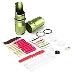 Waterproof EDC Keychain Capsule Tube, Small Outdoor Survival Storage Seal Bottle Matches Case Dry Box Pill Fob Container Emergency Tool(Green)