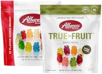 Albanese World's Best Family Share Pack, 12 Flavor Gummi Bears & True to Fruit Exotic Fruits Gummies, 36oz & 25oz Bags of Candy, Soft & Chewy Snacks