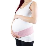 BRACOO MS61 Maternity Belt, Pregnancy Band & Lower Back Relief – Double-Layered Design Effective for both Prenatal Abdominal Support & Postpartum Recovery