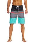 Nonwe Men's Sportwear Quick Dry Board Shorts with Lining Gray 28