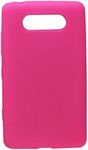 Asmyna NKN820CASKSO008 Soft and Slim Durable Protective Case for Nokia Lumia 820-1 Pack - Retail Packaging - Hot Pink