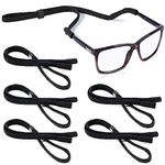 Eyeglass Strap, 6 Pcs Floating Glasses Strap, Sports Glasses Strap for Presbyopic Glasses, Sunglass and Eyeglass, Swimming, Diving, Outdoor Riding, Trekking, Outdoor Activities