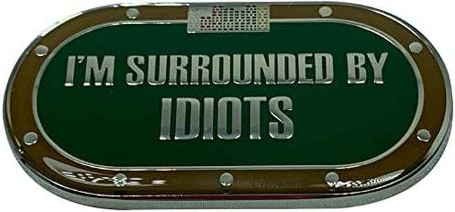 Surrounded by Idiots Poker Weight Card Guard