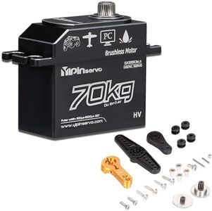 GoolRC Digital Servo GX3370BLS 70KG IP67 Waterproof Steering Servo 180° Full Metal Body Stainless Steel Gear Brushless Motor Servo for 1/8 1/5 RC Car Crawler RC Boat Airplane Helicopter Robot