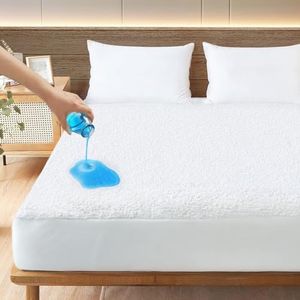 Col & Cor Protector de Colchón/Cubre Colchón Ajustable, de Rizo, Impermeable y Transpirable | Tratamiento Antiácaro Sanitario, Especial Visco, Tacto Coralina Resistente, Funda (Cama 150 x 190/200 cm)