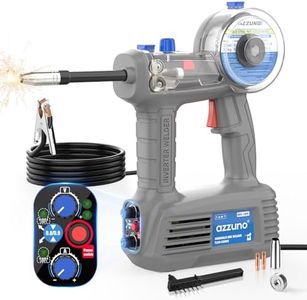 AZZUNO Handheld MIG Welder 110V, 100A Flux Core MIG Welder Machine, Portable Gasless MIG Welding Machine, Handheld Wire Feed Welder