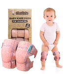 Baby Knee Pads for Crawling (2 Pairs) | Protector for Toddler, Infant, Girl, Boy
