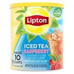 Lipton Iced Tea With Natural Raspberry Flavour Sweetened Iced Tea Mix 670g Tin (USA)