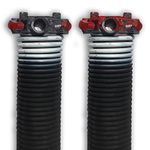 DURA-LIFT .218 x 2" x 28" Torsion Garage Springs (White, Left & Right Wound)