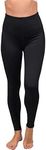 90 Degree by Reflex High Waist Fleece Lined Leggings - Yoga Pants - Black - Small