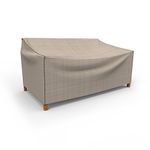 Budge P3W02PM1 English Garden Patio Sofa Cover Heavy Duty and Waterproof, Medium, Tan Tweed