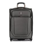 Travelpro Crew Versapack Softside Expandable Upright Luggage, Titanium Grey, Carry-On 21-Inch