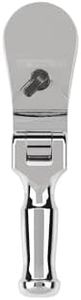 TEKTON 3/8 Inch Drive Folding Stubby Ratchet | SRH25104