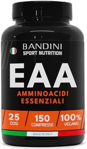 Bandini® EAA Aminoacidi Essenziali 1300mg |150 Compresse | Complesso 9 Amminoacidi Essenziali Intra Pre Post Workout - Essential Amino da Fermentazione | Recupero Muscolare | Vegan, Senza Zuccheri