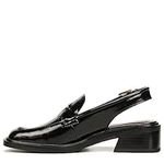 Franco Sarto Women's Giada Slingback Loafer Flat, Black Gloss, 11