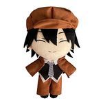 Puruuige Bungo Stray Dogs Plush Pillow Doll anime characters Edogawa Rampo Anime Cartoon Cute Throw Pillows Figure Plushie Stuffed Soft for Fans