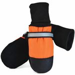 Fleece Lined Muttluks Orange Dog Boots XX-Small