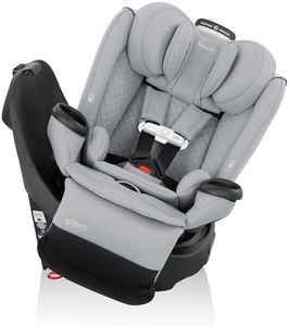 Evenflo Revolve360 Extend All-in-One Rotating Car Seat with Green & Gentle Fabric - Quartz