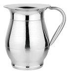 Prabha Stainless Steel Supremo Water Jug 2000ml - Ideal for Home & Kitchen, Durable & Elegant