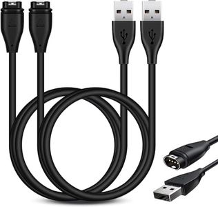 TISHOW 2 Pezzi Caricatore Cavo Compatibile con Garmin Fenix 7 7S 7X 6 6S 6X Pro 5 5S 5X Plus, Garmin Cavo di Ricarica USB 1M per Garmin Forerunner 935 945 745 45 45S 245, Approach S10 S40 S60 X10