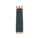 SuperGeneriX 1000ml Pure Copper Water Bottle, Leak Proof, Durable & Rust-Resistant Tamba Bottle, 100% Copper Water Bottle for Office, Gym, Yoga, Trekking & Travel (1L, Matte Dark Green)