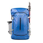 AquaQuest Riparia Backpack - Waterproof 45L DryBag - Exterior Zipper Pocket and Reflective Logo - Blue