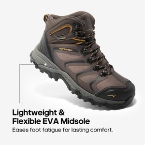 NORTIV 8 Waterproof Hiking Boots – Men’s Outdoor Trail Shoes, Size 11