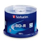 Verbatim BD-R 25GB 6X Blu-ray Recordable Media Disc - 50 Pack Spindle - 98397