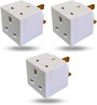 2 Way Double Plug Adaptor - Cube El