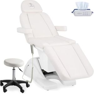 LUXMARS Electric Tattoo Chair with 3 Motors for Esthetician, Height Adjustable Facial Bed for Client, 660Lbs Capacity Facial Massage Bed for Beauty Spa