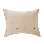 Tempur-Pedic Cool Luxury Zippered Pillow Sham, King, Sand Dollar