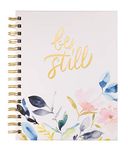 Eccolo Faith Prayer Journal, Spiral-Bound Hardcover, Full of Inspiring Bible Verses, 96 Pages, 12 Dividers, 6 Sticker Sheets, 4 Folder Pockets. 8.5 x 7.25