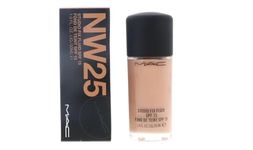 MAC Studio Fix Professional Waterproof oil-free Longlasting Liquid 24-hour colour-true foundation Matte Finish For Women, Girls 30 mL (NC25)