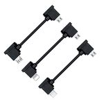 cablecc U2-041Cablecc Remote Control Data Cable Type-C & Micro & to Micro USB for Mavic Pro Platinum Mavic Park RC Accessories (Pack of 3),Length: 15 cm