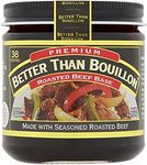 Better Than Bouillon Premium Roasted Beef Base, Made with Seasoned Roasted Beef, Blendable Base for Added Flavor, 38 Servings Per Jar, 8 OZ Jar (Single)