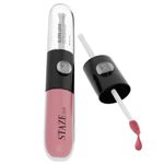Staze Gloss Lock 2-in-1 Liquid Lipstick | Matte Lipstick + High-Shine Transferproof Gloss | 12H Long-lasting | Intense Pigment | Lightweight & Waterproof | 01 I'm Cute | 7g